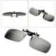 thumbnail image 5 of EeaseMX 2 gafas de sol polarizadas unisex con clip para conducir, visión nocturna, lentes de resina, talla grande (cristal amarillo y gris), 5 of 7