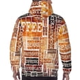 thumbnail image 7 of Goofa Hand Drawn Vintage Coffee for Men's Hooded Sweatshirt - Lightweight Pullover Hoodie with Kangaroo Pocket, Perfect for Everyday Wear-Small, 7 of 7