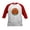 Red/White, variant on CafePress - Pumpkin Halloween Retro Baseball Jersey - Kids Cotton Baseball Jersey, 3/4 Sleeve Shirt