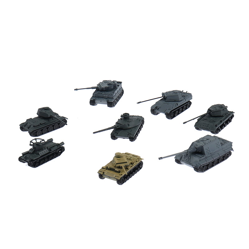 1:144 Model Toy 4D Sand Table Plastic Tiger Tanks World War II Germany TankUTH2 