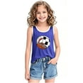 thumbnail image 5 of BLTIBY 2025 Girls Boys Tank Top Summer Sleeveless Funny T Shirt for Teen Toddler Infant Round Neck Printed Casual Fashion Vest Blouse Blue 3-4 Years, 5 of 6