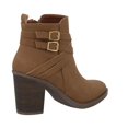 thumbnail image 3 of Botas Mujer MILAGROS Dama Tacón Elegante Cómoda cafe 24.5, 3 of 4