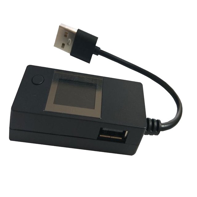 USB LCD Voltímetro Amperímetro Potencia Medidor de Capacidad de Cola USB del metro del voltaje actual