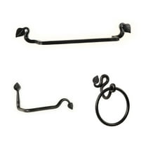 Hand Forged  Wrought Iron Bathroom Accessories Set