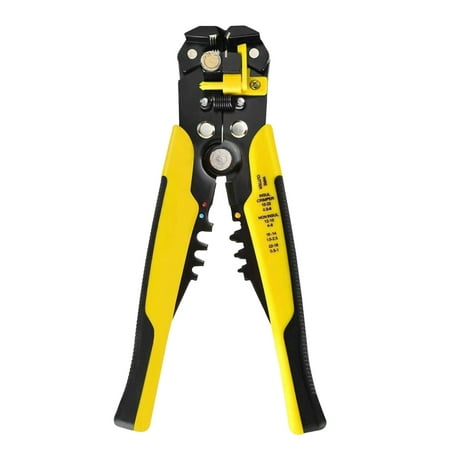 

8-Inch Cable Wire Stripper Automatic Wire Stripping Pliers Wire Clamping Tool Insulation Cable Crimpers Electrician S Wire Cutter Bare Terminals & Insulated Terminals Crimping