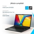 thumbnail image 3 of Laptop Asus Vivobook Go E1404GA-NK136W Intel Core I3 8GB 512GB Negro, 3 of 4