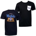 thumbnail image 1 of Modelo Especial 806014-large Modelo Cerveza Front & Back Print Pocket T-Shirt - Large, 1 of 3