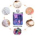 thumbnail image 6 of Yayeee 4 Pack Qtip Holder Bathroom Cotton Swab Canister with Lid Clear Dispenser Set, Cat Walking in Street, 6 of 6