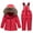 Red, variant on Girls Snowsuit Sets Christmas Gift Kids Winter Coat Snow Pants Set Boys Girls Ski Jacket and Snowbib Snowsuit Set for Children Save Big