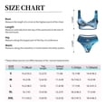thumbnail image 6 of Wukai Mountain Cottage In Snow Women's Bikini Set Two Piece,wimsuit High Waisted V Neck Twist Front Adjustable Spaghetti Straps Bathing Suit-Small, 6 of 7