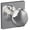 Bright Chrome, variant on Schlage FC172PLY622COL Custom Plymouth Non-Turning Two-Sided Dummy Door Knob Set - Black