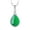Green, variant on Guodhu Jade Teardrop Necklace Pendant for Women | Silver Plated Inlaid Zircon| Jewelry for Her