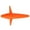 Orange, variant on NANMELX Sea Fishing Hard Baits Replacement Boats Fishing Lure Plane Shape Lure Trolling Bird Shaped Teaser Fishing Tackle