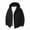 Black, variant on Women's Waterproof Windproof Snowboard Jacket – Warm Winter Ski Coat with Hood, Breathable Fleece Lined Snow Outerwear for Outdoor Hiking, Cold Weather & Daily Wear