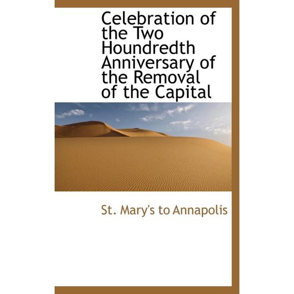 Celebration of the Two Houndredth Anniversary of the Removal of the Capital (Hardcover)