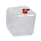thumbnail image 1 of Contenedor de agua plegable, botella de agua con asa de transporte, ideal para acampar, 10 litros, 1 of 9