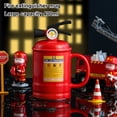 thumbnail image 2 of Homelife Coffee Cups Ceramic Tea Cup Flame Extinguisher Shaped Mug with Lid Spoon 400ml Hot Cold Drinks Milk Juice Beverage Mug Office Home Travel Gifts, 2 of 13