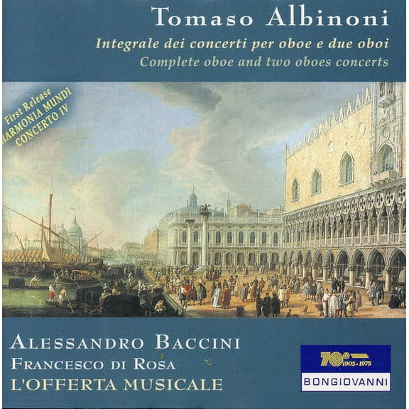 Alessandro Baccini - Complete Oboe Concertos - Music & Performance - CD