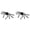 Black-2Pcs, variant on 1Pcs Halloween Giant Spider Decoration Realistic Hairy Scary Prop, Large Fake Black Spider with Bendable Legs for Indoor Outdoor Yard Tree Haunted House Party Prank Display 20 Inch Black