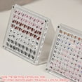 thumbnail image 3 of 36/64/100 Grids Acrylic Storage Container Charms Storage Box Rhinestones Storage for Crafts, 3 of 8