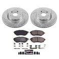 thumbnail image 3 of PowerStop Front Z23 Evolution Sport Carbon-Fiber Ceramic Brake Pad and Drilled & Slotted Rotor Kit Fits: SUBARU Select Models K4603, 3 of 10