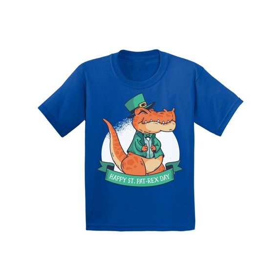 Awkward Styles Saint Patrick's Day T-shirt Irish Pat-rex Toddler Shirt