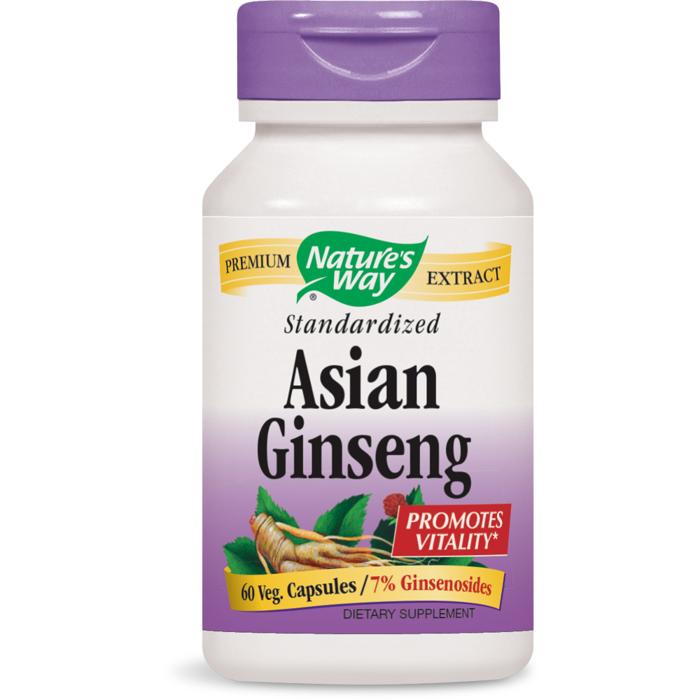 Nature's Way Korean Ginseng Standardized, 60 Ct