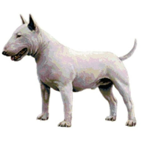 - Bull Terrier Dog Counted Cross Stitch Pattern