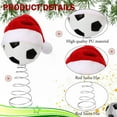 thumbnail image 5 of WMGHA Christmas Tree Topper - 3.5 Inch Soccer Christmas Tree Topper Ornament - Tree Top Decor, Home Xmas Party & Tabletop Display - Sports Themed Top Gift for Men, Senior Fans, Players & Teams, 5 of 8