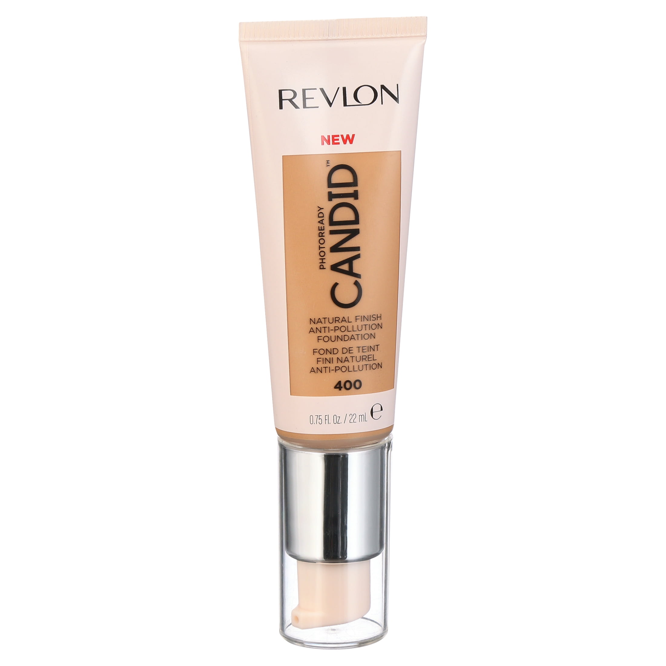 (3 pack) Revlon PhotoReady Candid Natural Finish Anti-Pollution Foundation, 400 Macadamia, 0.75 fl oz.