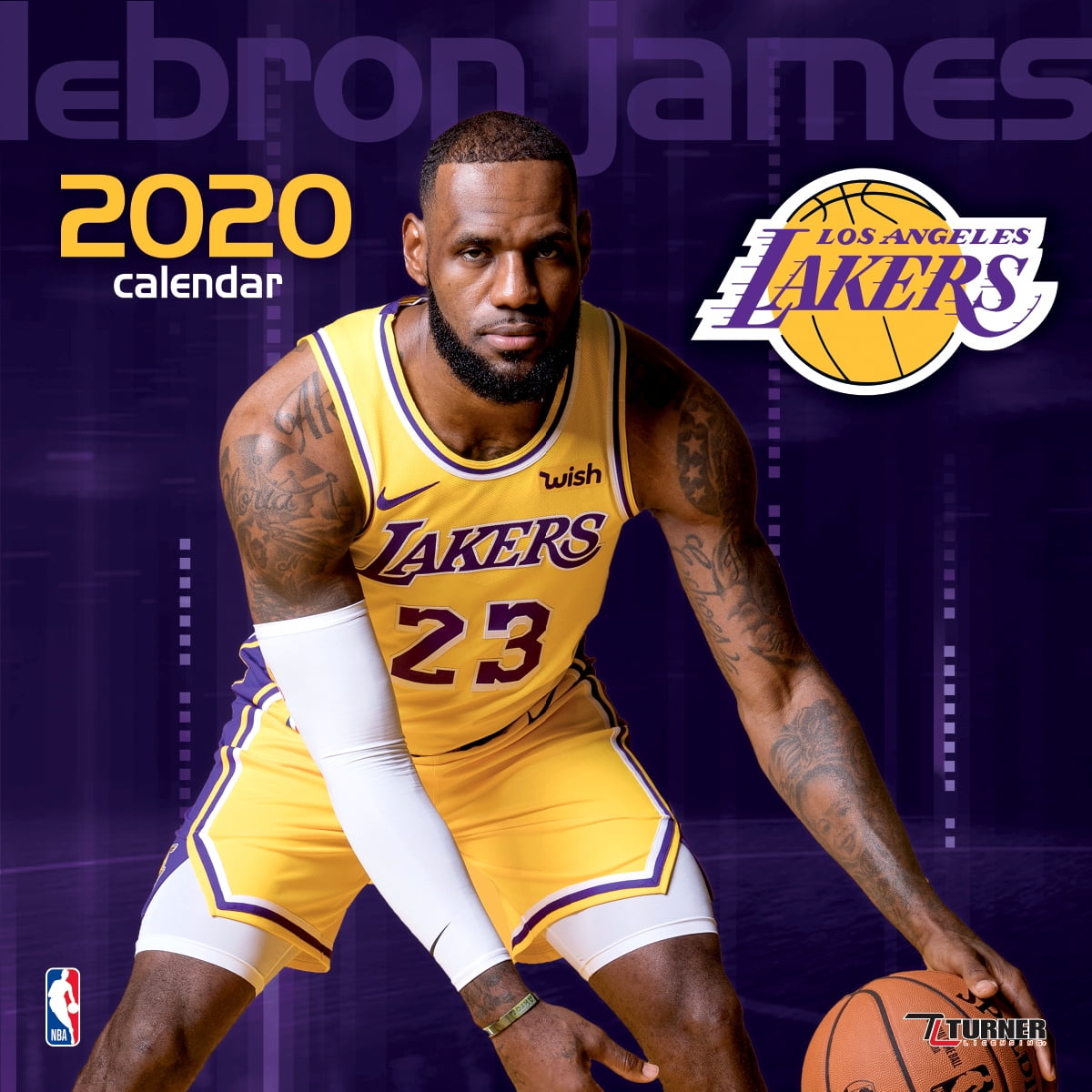 Los Angeles Lakers Lebron James 2020 12x12 Player Wall Calendar (Other