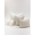 thumbnail image 6 of Cool Cotton Beige Waffle Weave Pillow 14x20 Down Alternative / Beige, 6 of 6