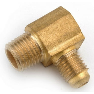 1/2" Flare x 1/2" Male Pipe Thread Brass Flare Elbow Lead Free Complia, Each