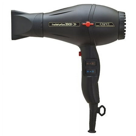 ($219.95 Value) Turbo Power Twin Turbo 3900 Ceramic and Ionic Hair Dryer Black