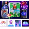 thumbnail image 4 of Déguisement de Fille Mermaid avec Tutu Lumineux à DEL, Robe de Princesse pour Fête d'Halloween, Cadeaux d'Anniversaire, 2-10 Ans, 4 of 5