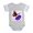 Heather Gray, variant on CafePress - Butterfly 4 - Cute Infant Baby Football Bodysuit