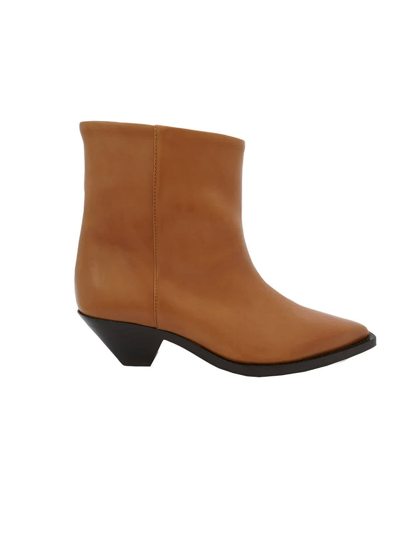 Isabel Marant Ladies Imori Brown Leather Ankle Boots, Brand Size 36 (US  Size 6)
