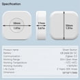 thumbnail image 5 of 4X Tuya Zigbee BotóN Interruptor de Escena Inteligente Enlace Inteligente Interruptor InaláMbrico AutomatizacióN Funciona con Vida Inteligente, 5 of 5