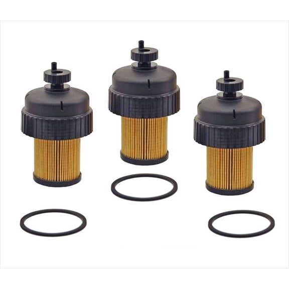 Chevrolet GMC 6.5L Duramax Diesel Fuel Filter and Cap 3 Pc Kit REF# 10154635