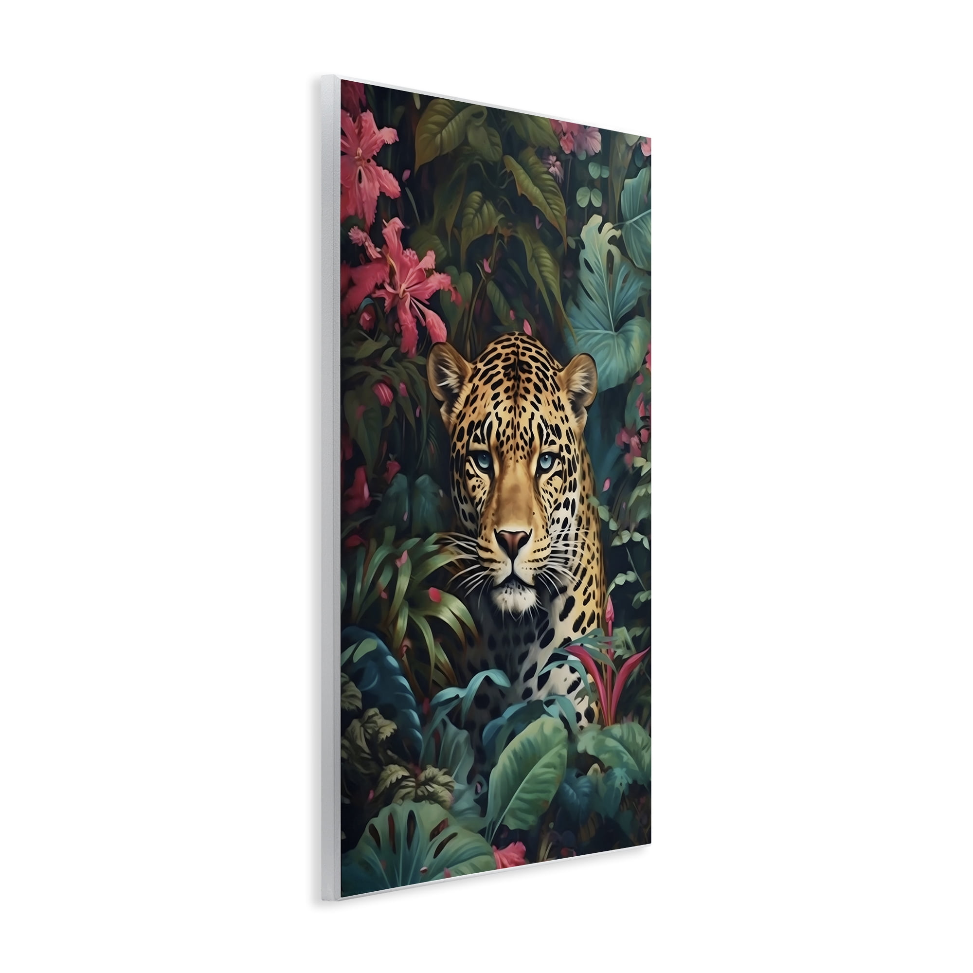 Stupell Industries Jaguar with Silent Emerald Gaze Wall Plaque Art, design by Creative Studio