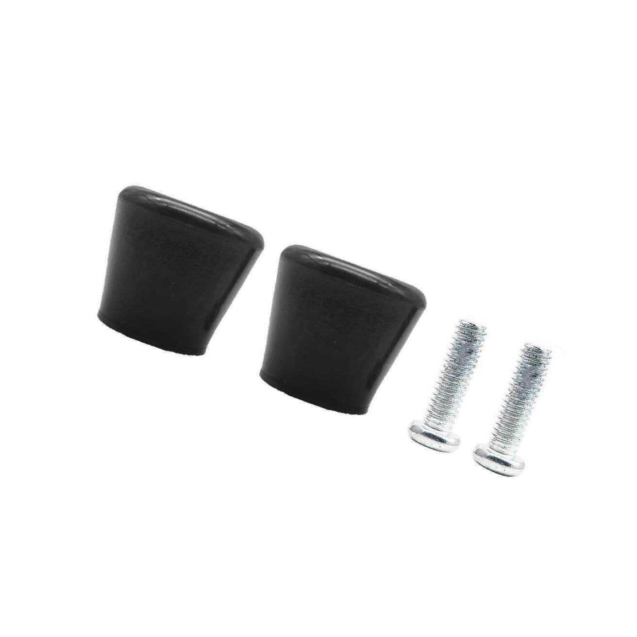 2x Inline Skates Roller Brakes Block Non-Slip Safety Stopper Teaching Gear skate Black
