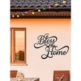 thumbnail image 6 of HELLOYOUNG Metal Wall Art Bless This Home - Modern Farmhouse Decor, Rust-Resistant Waterproof, Housewarming Gift for New Homeowners, Unique Christmas House Decor, 6 of 9