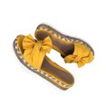 thumbnail image 3 of Chaussures à Plateforme Compensée pour Femmes Semelles Épaisses Sandales de Plage Plates Apparence Imperméable Résistantes à l'Usure Pantoufles Décontractées Sandales Extérieures Dames Jaune 38, 3 of 6