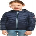 thumbnail image 3 of Rokka&Rolla Girls‘ Ultra Lightweight Packable Down Puffer Jacket Coat Large Night Sky, 3 of 7