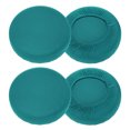 thumbnail image 1 of Uxcell 4 Paquete Fundas de Taburete Redondas 16-20" Lavables a Prueba de Polvo con Elástico Verde Esmeralda Fluorescente, 1 of 7