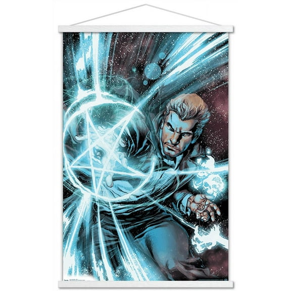 DC Comics - John Constantine - Spell Wall Poster with Wooden Magnetic Frame, 22.375" x 34"