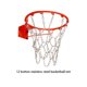 thumbnail image 4 of Sonducket Red de cadena de acero inoxidable para aro de baloncesto, fácil de instalar y duradera, fabricada con acero inoxidable Deportes y aire libre Tipo 1, 4 of 6