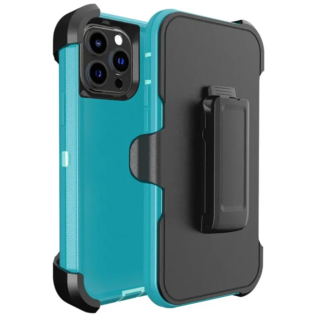 Étui Hybride de Qualité Militaire avec Étui à Clip Ceinture pour iPhone 16 Pro Max