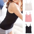 thumbnail image 4 of Lady Womens V Neck Camisole Tank Tops Padded Straps Push Up Bra for Womens, 4 of 4