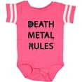 thumbnail image 3 of Inktastic Death Metal Rules White T-shirt Boys or Girls Baby Bodysuit, 3 of 5